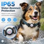Durable pet safety smart tag showing the rugged back construction.