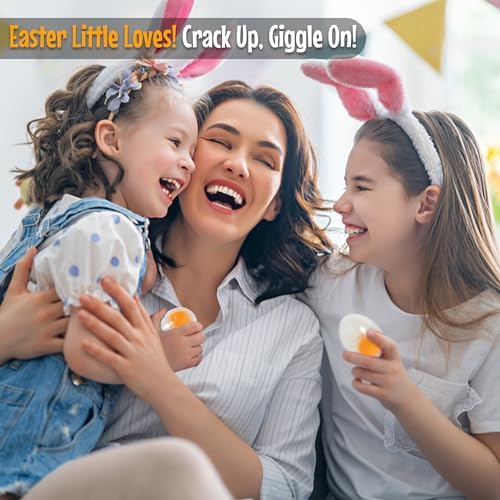 Close up of realistic egg yolk prank toy from the Fun Express holiday collection