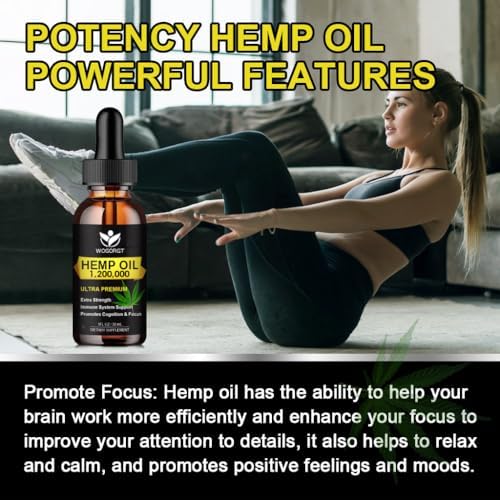 Wogorgt Natural Hemp Extract Supplement Set