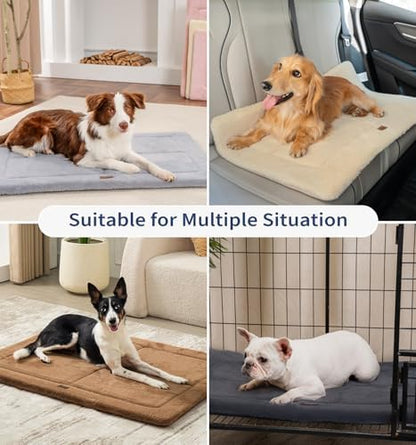 Made4Pets 35x23 inches dog pad placed inside a standard metal pet crate
