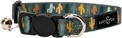 Lucy & Co. Cutie Patootie Breakaway Cat Collar with Bell - Designer Print Adjustable Safety Collar for Cats, Kittens & Small Dogs, Lightweight Pet Collar for Boy & Girl Cats - Small - Image 11