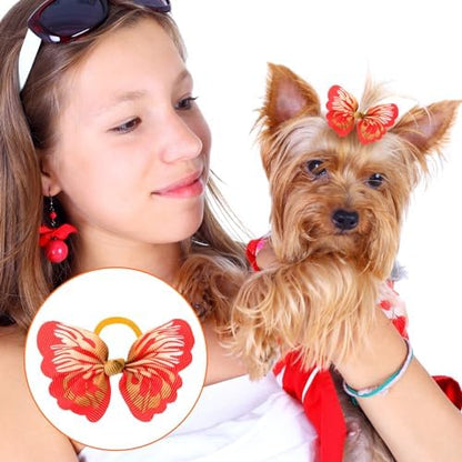 Assorted styles of Janinka puppy hair ties