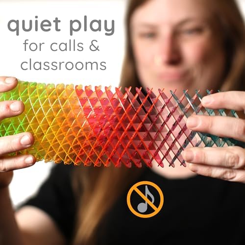 Teenager using the quiet Morf stress relief toy inside a library setting for focus