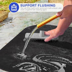 Fcqwmtsd washable potty training mat installed in bathroom