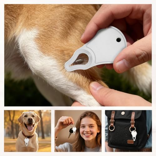 Selection of green plastic tick removal hooks for dogs and cats