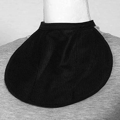 ROMET medical neck stoma bibs for post-surgery trachea protection.
