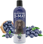 Bark 2 Basics Blueberry D-Mat Dog Conditioner 16 Ounce front view authentic USA imported pet grooming product