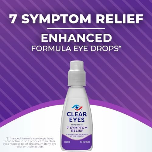 Clear Eyes 7 Symptom relief multi action formula for watery eyes