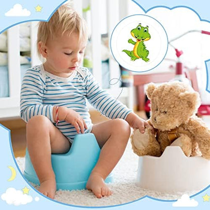 Geyee potty training stickers packaging and size reference