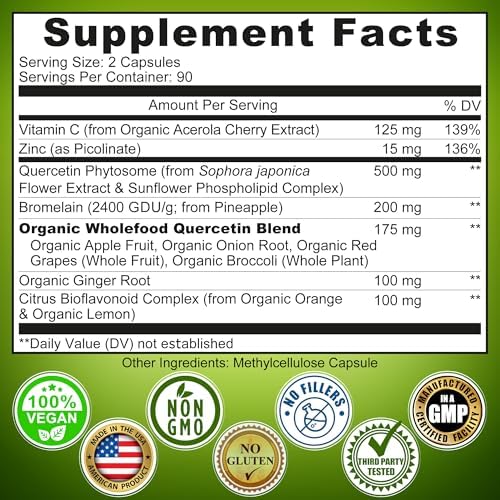 Supplements Studio Quercetin immune support supplement lifestyle setting