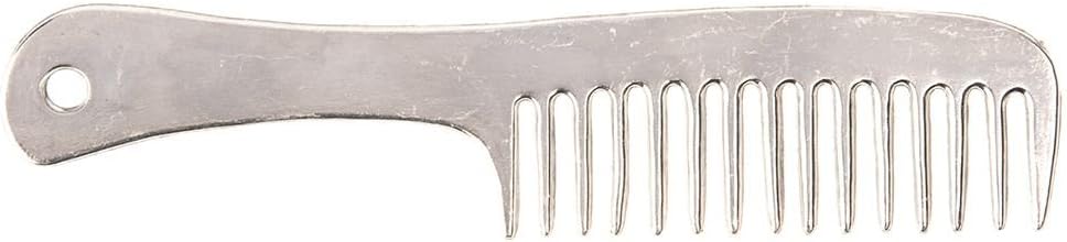 Partrade Trading Corporation Aluminum Mane and Tail Comb front view lightweight metal grooming tool