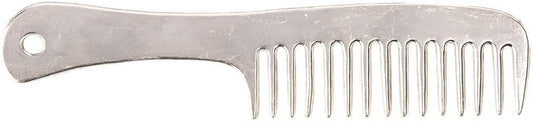 Partrade Trading Corporation Aluminum Mane and Tail Comb front view lightweight metal grooming tool