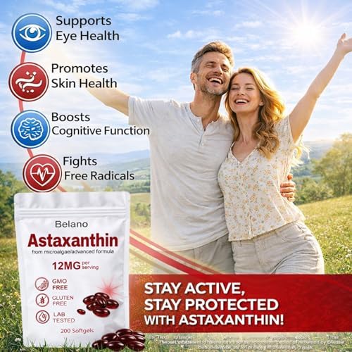 Elovita Belano Astaxanthin Non-GMO Verified Seal And Specifications