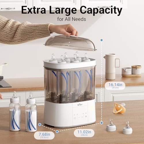 Control panel of Bear electric baby bottle sterilizer