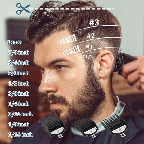Side angle of the 10 piece cutting guide set showing the distinct size markings ranging from one-sixteenth inch to one inch
