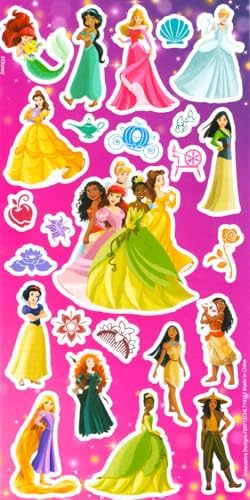Back view of the Disney Princess Magic Ink coloring bundle displaying product details and game descriptions.