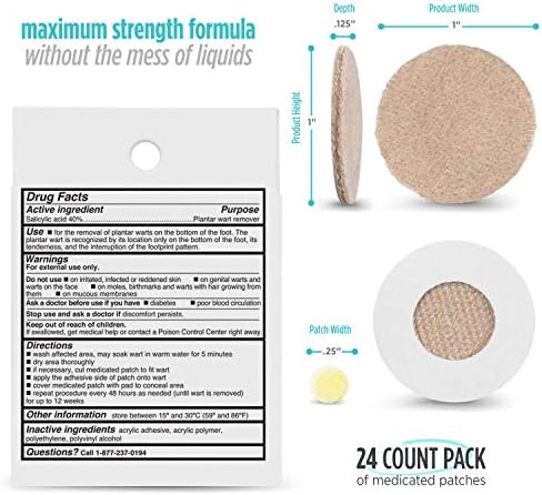 Comfort Zone salicylic acid 40 percent patches and cushioning concealing pads for foot care.