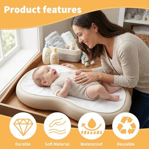 Dollform waterproof changing pad liner texture detail