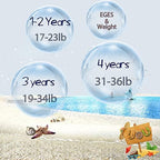 Packaging view of the imported U0U four pack premium cotton potty training underpants.