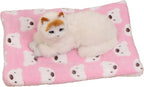 Large size hypoallergenic cat bed mat in modern design
