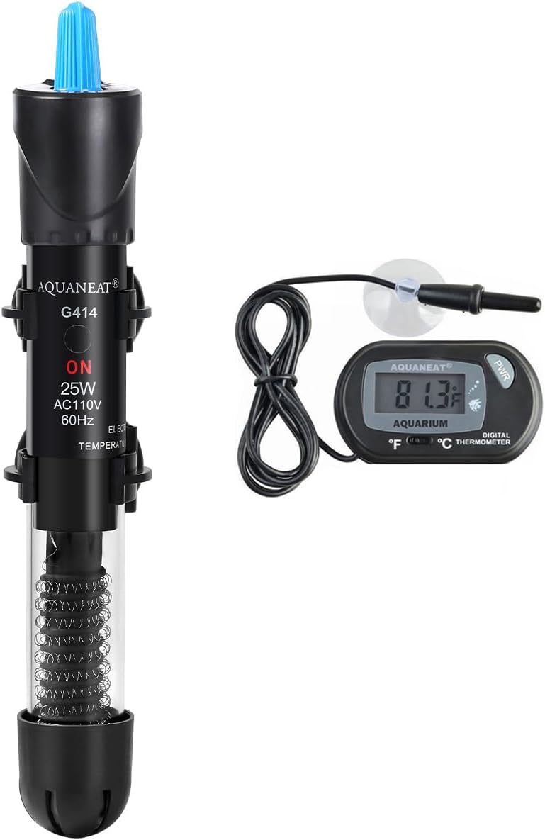 AQUANEAT Aquarium Heater, 300W Fish Tank Heater, Adjustable Submersible Water Thermostat with Digital Thermometer - Image 11