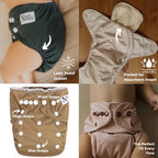 Noras Nursery baby cloth diaper packaging set