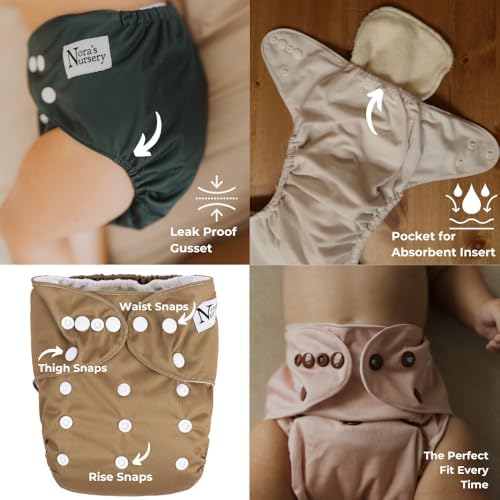 Noras Nursery baby cloth diaper packaging set