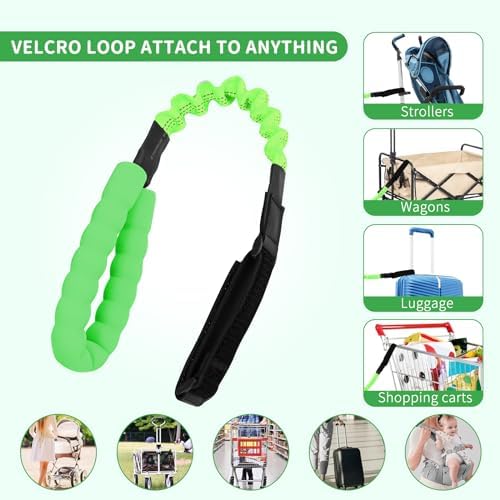 Onedone stroller strap attached to a stroller handle