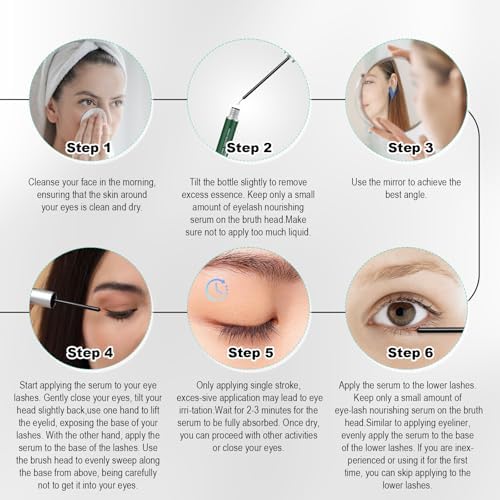 Natural plant-derived eyelash serum for longer looking lashes and brows