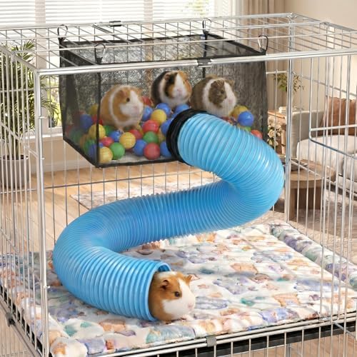 Mifoci small animal play tent and hammock detached and folded flat for maintenance.