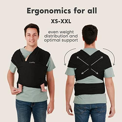 Premium cotton spandex baby carrier fabric texture details