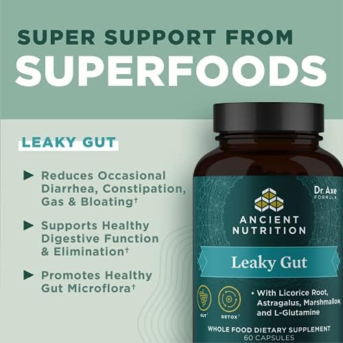 Ancient Nutrition gut health capsules ingredient highlights