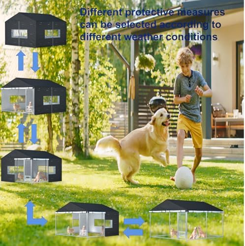 Lybosh premium imported durable outdoor pet kennel shelter setup