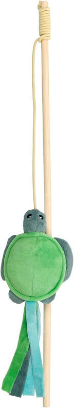 Close up of Tilly the Turtle plush toy showcasing the durable multi layer reinforced fabric