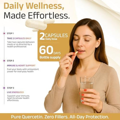 Natural plant flavonoid capsule formula for daily cardiovascular support