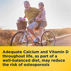 Nature Made Calcium 500 mg with Vitamin D3 supplement label details