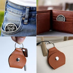 Wrappiness pocket hug keychain carried in a leather wallet