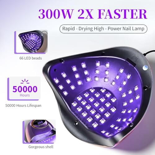The JEWHITENY fast curing nail dryer with its base plate detached for easy cleaning and pedicures.