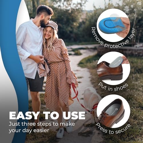 Comparison of BloomLab gel inserts against standard shoe insoles for shock absorption.