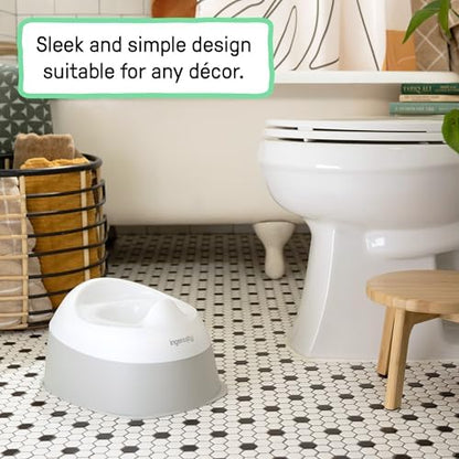 Ingenuity toddler potty training chair in a modern bathroom setting