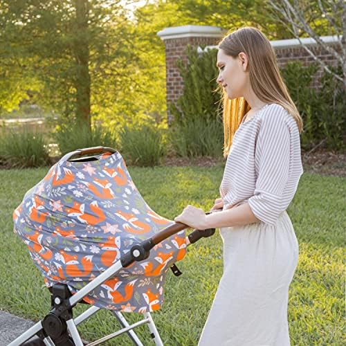 Pip + Hardy 5-in-1 cover used as a shopping cart seat cover