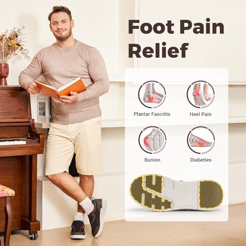 FitVille extra wide width shoes for men designed for swollen feet and neuropathy