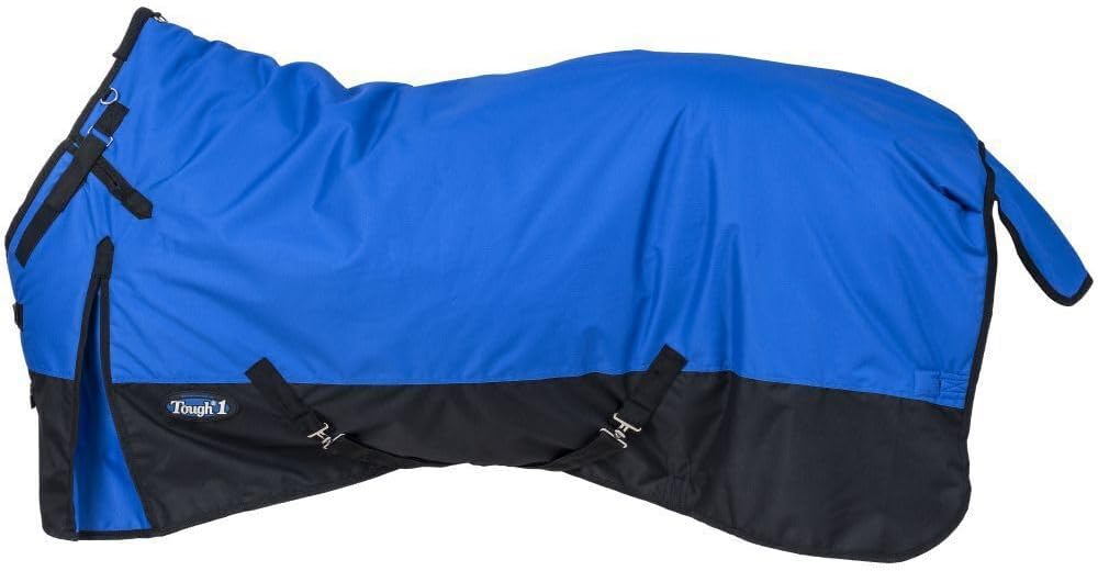 TOUGH1 1200D Turnout Blanket with Belly WRAP and SNUGGIT, Purple, 72-in - Image 9