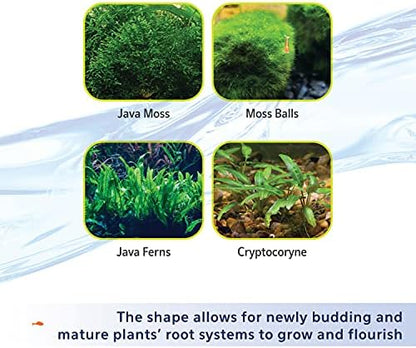 Side profile of Aqueon plant and shrimp substrate packaging