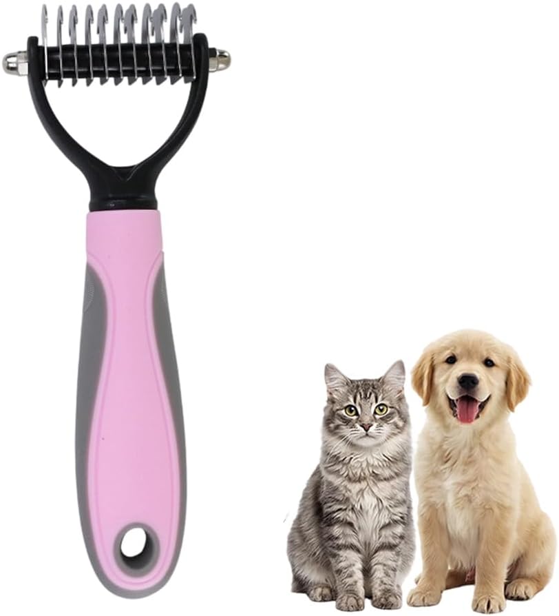 Dematting Comb for Dogs and Cats, 2026 Upgraded Pet Pro Tool Grooming, Dual-Sided Deshedding and Dematting Brush, Ergonomic Pet Grooming Brush, Gentle Pet Hair Remover Comb - Image 11