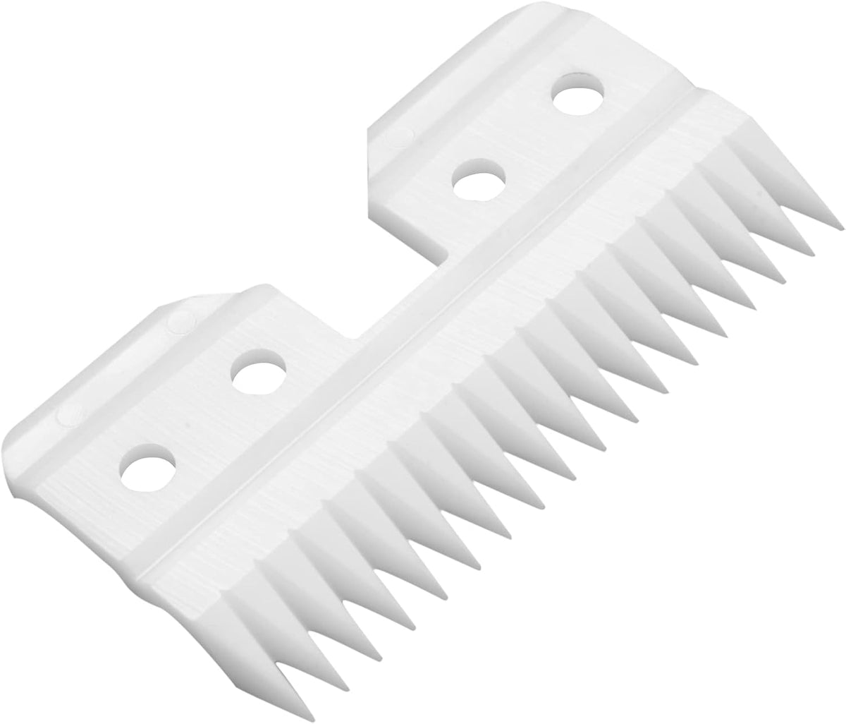 Top angle view showcasing the heat resistant white ceramic material construction.