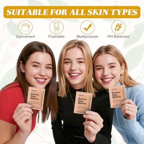 Twoworld vaginal cleansing wipes for sensitive skin showing portable sachet size.