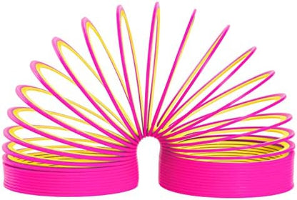 Slinky original walking spring toy retail packaging highlighting suitability for ages five and up