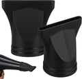 Healeved hair dryer nozzle attachment front view