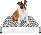 Kuntrust Elevated Outdoor Dog Bed, Medium Size, Cotton Material, Non-Slip Feet, Fits up to 70lbs - Image 2